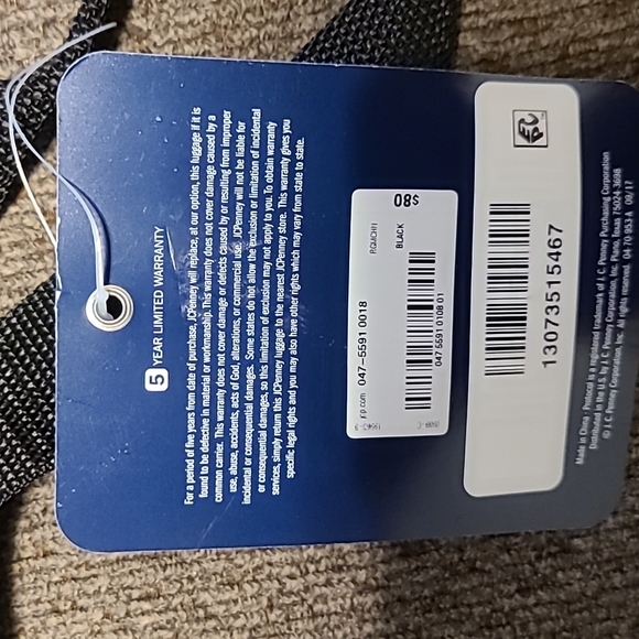 PROTOCOL 19" TOTE CARRY ON BAG BLACK - Picture 11 of 11